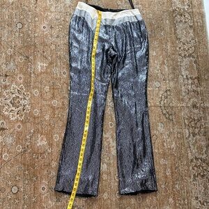 Moda International Silver Sequin Pants